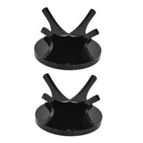 2Pcs Golf Ball Rack High Stability Strong Firmness Simple Baseball Display StandBlack 2 Pieces