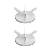 2Pcs Golf Ball Rack High Stability Strong Firmness Simple Baseball Display StandWhite 2 Pieces