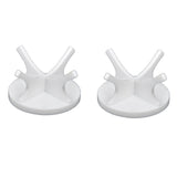 2Pcs Golf Ball Rack High Stability Strong Firmness Simple Baseball Display StandWhite 2 Pieces