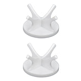 2Pcs Golf Ball Rack High Stability Strong Firmness Simple Baseball Display StandWhite 2 Pieces