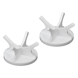 2Pcs Golf Ball Rack High Stability Strong Firmness Simple Baseball Display StandWhite 2 Pieces