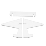 Acrylic Book Display Stand Book Holder Bookrack Bookshelf Office Bookcase for Kitchen HomeWhite In Australia - Darrahopens