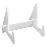 Acrylic Book Display Stand Book Holder Bookrack Bookshelf Office Bookcase for Kitchen HomeWhite