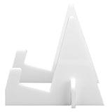 Acrylic Book Display Stand Book Holder Bookrack Bookshelf Office Bookcase for Kitchen HomeWhite