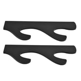 1 Pair Sword Stand Lightsaber Sword Hook Competition Sword Stand Display Stand Wall Mount Samurai Sword StandBlack In Australia - Darrahopens