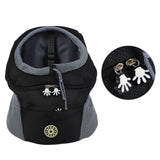 Pet Knapsack Ventilation Comfort Spacious Environmental Protection Nice Appearance Dog BackpackS Black