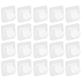 20Pcs Seamless Towel Rod Hook Curtain Rod Hook Fixing Clip for Home Party Gardening In Australia - Darrahopens