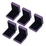 5Pcs Jewelry Packaging Box Exquisite Ear Ring Organizer Case for Home Jewellery Shop