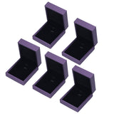 5Pcs Jewelry Packaging Box Exquisite Ear Ring Organizer Case for Home Jewellery Shop