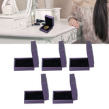 5Pcs Jewelry Packaging Box Exquisite Ear Ring Organizer Case for Home Jewellery Shop