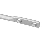 2Pcs Curtain Hook Aluminum Alloy U Shaped Cylinder Fixed Drapery Holdback for Home Office BedroomSilver