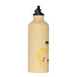Kids Water Bottle Cute Cartoon 500ml Aluminum Insulated Water Bottle Sport Water JugYellow Lion