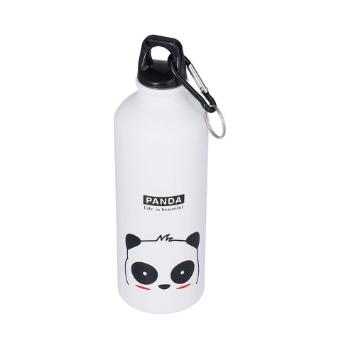 Kids Water Bottle Cute Cartoon 500ml Aluminum Insulated Water Bottle Sport Water JugWhite Panda