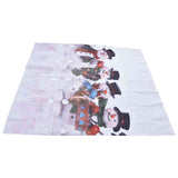Digital Printing Blackout Curtain Snowman Pattern Blind Shade Window Drapes for Bedroom Living Room150x166cm Christmas Style 2