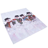 Digital Printing Blackout Curtain Snowman Pattern Blind Shade Window Drapes for Bedroom Living Room150x166cm Christmas Style 2