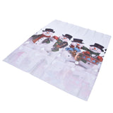 Digital Printing Blackout Curtain Snowman Pattern Blind Shade Window Drapes for Bedroom Living Room170x200cm Christmas Style 2