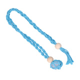 3pcs Net Bag Necklace Empty Stone Holder Rope Replacement Adjustable Necklace Cord for Crystals Quartz Stone HolderLight Blue In Australia - Darrahopens