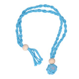 3pcs Net Bag Necklace Empty Stone Holder Rope Replacement Adjustable Necklace Cord for Crystals Quartz Stone HolderLight Blue In Australia - Darrahopens