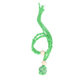 3pcs Net Bag Necklace Empty Stone Holder Rope Replacement Adjustable Necklace Cord for Crystals Quartz Stone HolderGreen In Australia - Darrahopens