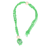 3pcs Net Bag Necklace Empty Stone Holder Rope Replacement Adjustable Necklace Cord for Crystals Quartz Stone HolderGreen In Australia - Darrahopens