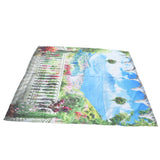 Polyester Fiber Window Curtain Innovative Digital Printing Hanging Blackout Curtain for Home Use150x166cm / 59.1x65.4in Type 24