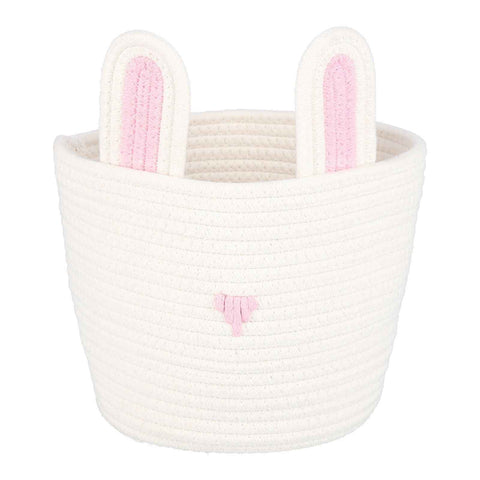 Storage Basket Rugged Lovely Small Bunny Attractive Decorative Home Furnishing Decoration