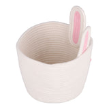 Storage Basket Rugged Lovely Small Bunny Attractive Decorative Home Furnishing Decoration