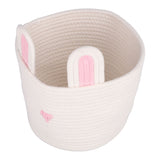 Storage Basket Rugged Lovely Small Bunny Attractive Decorative Home Furnishing Decoration