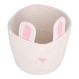 Storage Basket Rugged Lovely Small Bunny Attractive Decorative Home Furnishing Decoration