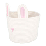 Storage Basket Rugged Lovely Small Bunny Attractive Decorative Home Furnishing Decoration