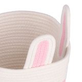 Storage Basket Rugged Lovely Small Bunny Attractive Decorative Home Furnishing Decoration