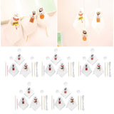 5Set Halloween Hanging Ghost Pumpkin Ghost Ornament Halloween Hanging Decoration for Festival