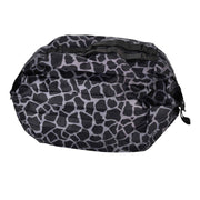 Stylish Reusable Shopping Bag Oxford Cloth Portable Foldable High Capacity Shoulder Bag Waterproof ToteBlack Leopard Print In Australia - Darrahopens
