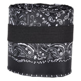 Stylish Reusable Shopping Bag Oxford Cloth Portable Foldable High Capacity Shoulder Bag Waterproof ToteBlack Leopard Print