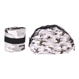 Stylish Shopping Backpacks Foldable Reusable Eco Friendly Grocery Bags for Shopping TravelGrey Camouflage
