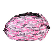 High Capacity Storage Bag Travel Single Shoulder Waterproof Shopping Bag Portable Folding Storage BagRose Red Camouflage In Australia - Darrahopens