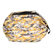 High Capacity Storage Bag Travel Single Shoulder Waterproof Shopping Bag Portable Folding Storage BagYellow Camouflage In Australia - Darrahopens