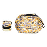 High Capacity Storage Bag Travel Single Shoulder Waterproof Shopping Bag Portable Folding Storage BagYellow Camouflage