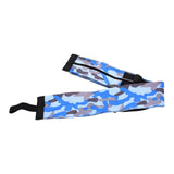 High Capacity Storage Bag Travel Single Shoulder Waterproof Shopping Bag Portable Folding Storage BagBlue Camouflage
