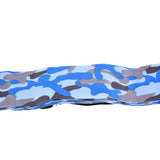 High Capacity Storage Bag Travel Single Shoulder Waterproof Shopping Bag Portable Folding Storage BagBlue Camouflage