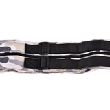 High Capacity Storage Bag Travel Single Shoulder Waterproof Shopping Bag Portable Folding Storage BagGray Camouflage