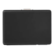Fashionable Cigarette Case Brushed Aluminum Alloy Business Card Storage Box for Briefcase(Card Black Cigarette Box )