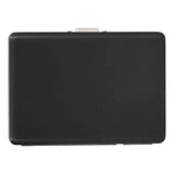 Fashionable Cigarette Case Brushed Aluminum Alloy Business Card Storage Box for Briefcase(Card Black Cigarette Box ) In Australia - Darrahopens