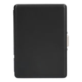 Fashionable Cigarette Case Brushed Aluminum Alloy Business Card Storage Box for Briefcase(Card Black Cigarette Box ) In Australia - Darrahopens