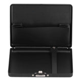 Fashionable Cigarette Case Brushed Aluminum Alloy Business Card Storage Box for Briefcase(Card Black Cigarette Box ) In Australia - Darrahopens