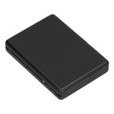 Fashionable Cigarette Case Brushed Aluminum Alloy Business Card Storage Box for Briefcase(Card Black Cigarette Box )