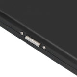 Fashionable Cigarette Case Brushed Aluminum Alloy Business Card Storage Box for Briefcase(Card Black Cigarette Box )