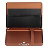 Fashionable Cigarette Case Brushed Aluminum Alloy Business Card Storage Box for Briefcase(Card Coffee Cigarette Box )