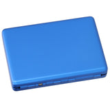 Fashionable Cigarette Case Brushed Aluminum Alloy Business Card Storage Box for Briefcase(Card Blue Cigarette Box ) In Australia - Darrahopens