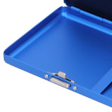 Fashionable Cigarette Case Brushed Aluminum Alloy Business Card Storage Box for Briefcase(Card Blue Cigarette Box )